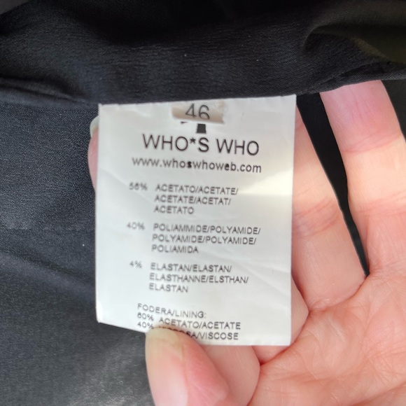 Who*s Who black blazer size 46 - Picture 8 of 16
